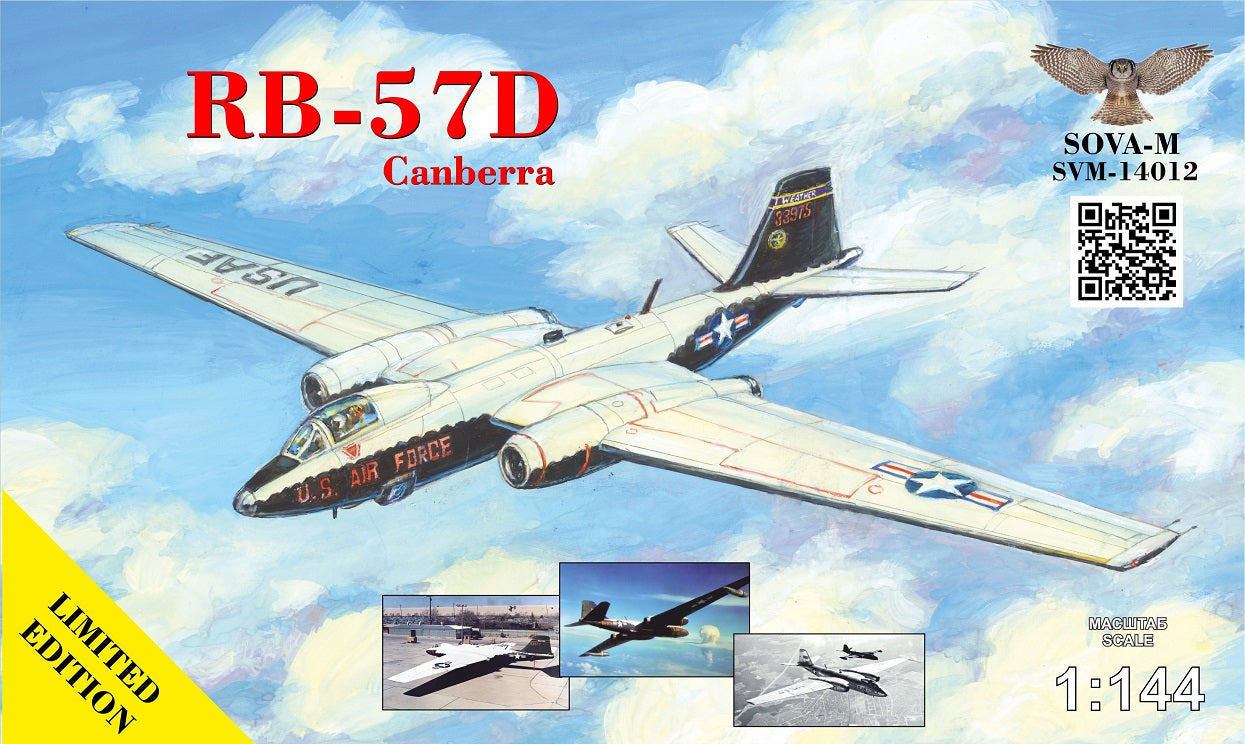 Sova-M SVM-14012 1:144 Martin RB-57D Canberra High Alt Recon