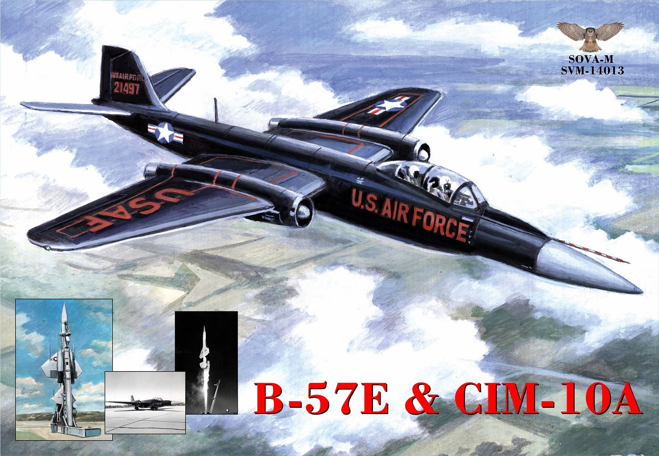 Sova-M SVM-14013 1:144 CIM-10A Bomarc and B-57E Canberra