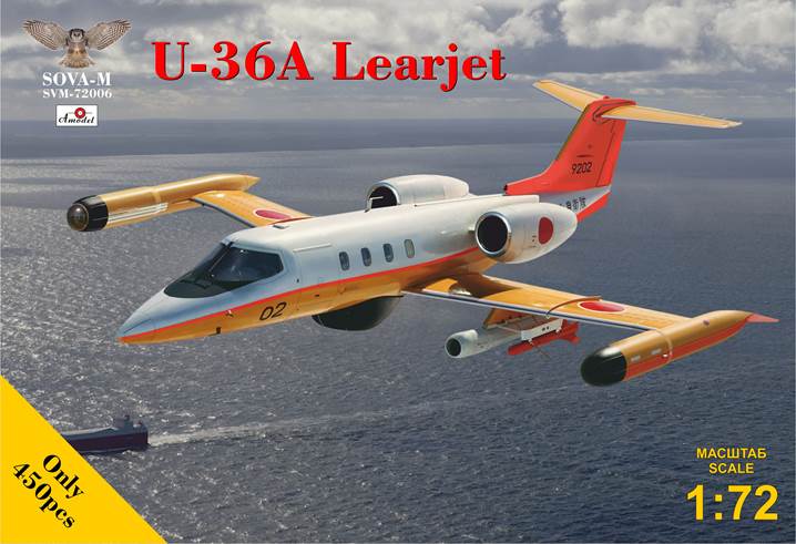 Sova-M SVM-72006 Gates Learjet U-36A with Mask/PE 1:72