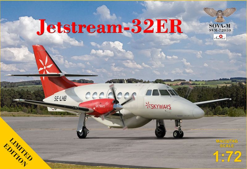 Sova-M SVM-72010 1:72 JetStream-32ER Skyways SE-LHB