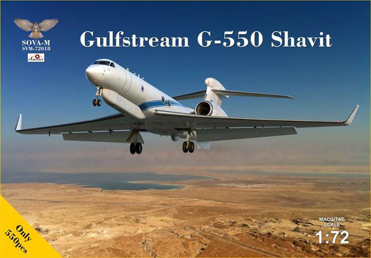 Sova-M SVM-72018 1:72 Gulfstream G-550 Shavit Israeli version