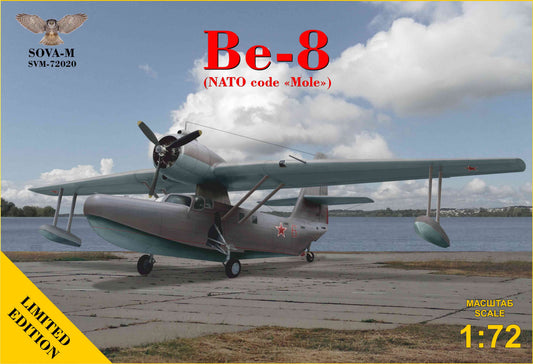 Sova-M SVM-72020 1:72 Beriev Be-8 passenger amphibian aircraft