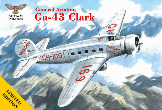 Sova-M SVM-72033 1:72 General-Aviation GA-43 Clark