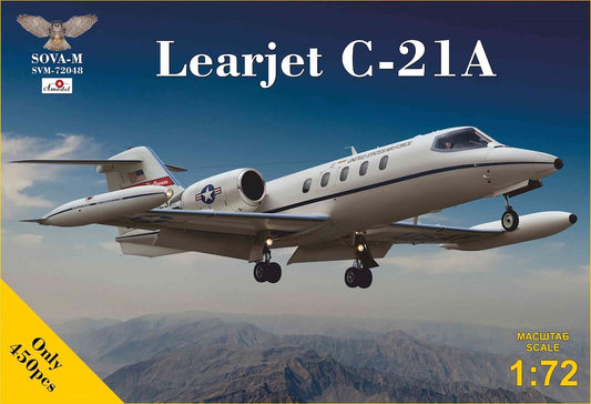 Sova-M SVM-72048 1:72 Learjet C-21A jet utility aircraft