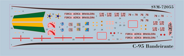 Sova-M SVM-72055 1:72 Embraer C-95 "Bandeirante" patrol airplane