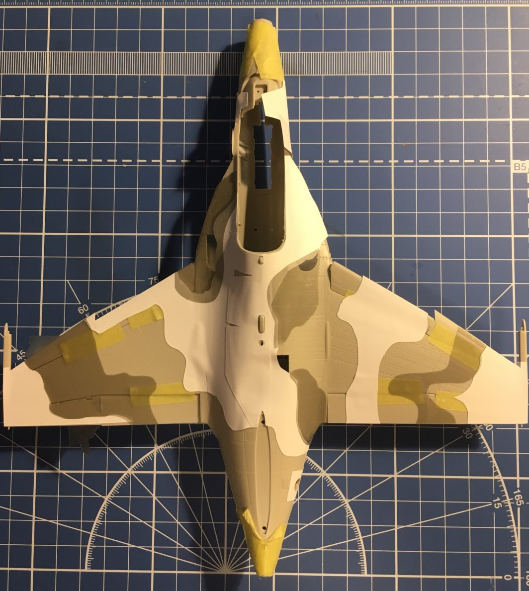 SX-Art SXA48008 1:48 Yakovlev Yak-130 camouflage pattern paint masks