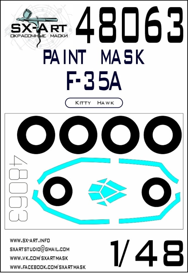 SX-Art SXA48063 1:48 Lockheed-Martin F-35A Lightning II