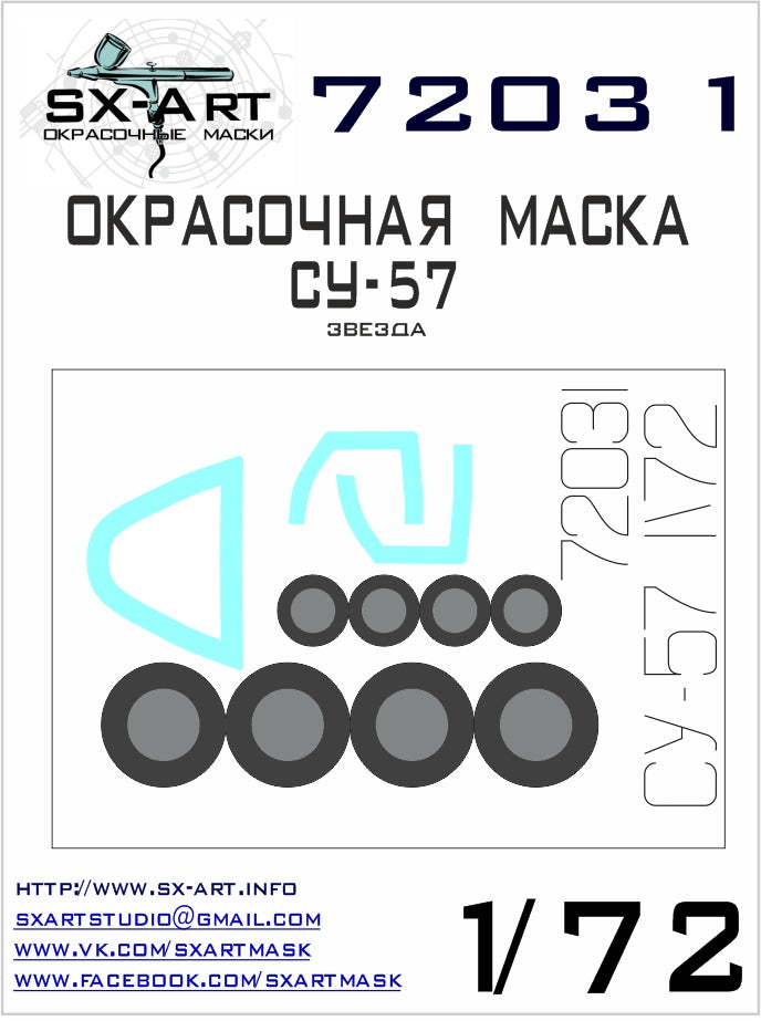 SX-Art SXA72031 1:72 Sukhoi Su-57 Frazor