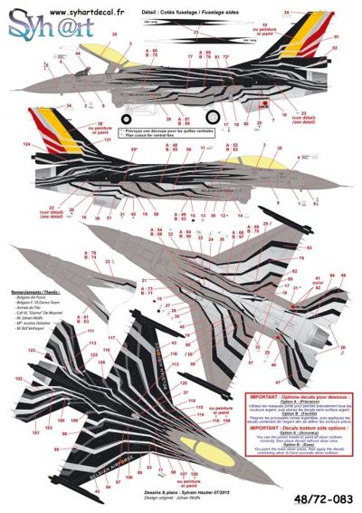 Syhart SY144083 1:144 F-16AM FA-123 Solo Display 2015
