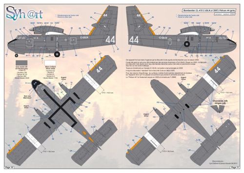 Syhart Decal SY144912 1:144 Securite Civile Francaise