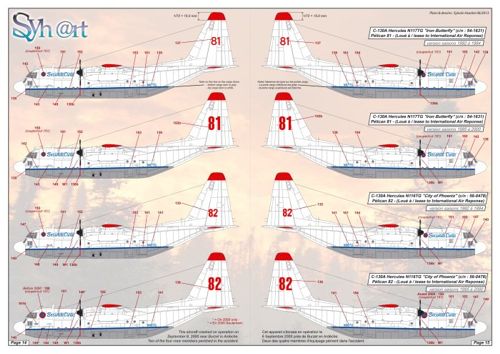 Syhart Decal SY144912 1:144 Securite Civile Francaise