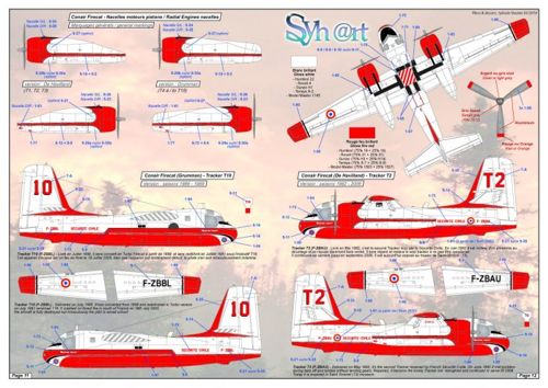 Syhart Decal SY144913 1:144 Bombardiers d'eau 'Securite Civile Francaise'