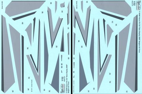 Syhart Decal SY32082 F-16AM Solo Display 2009 1:32