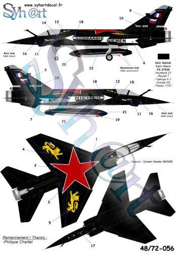 Syhart Decal SY48056 Mirage F.1CT EC2/30 2009 1:48