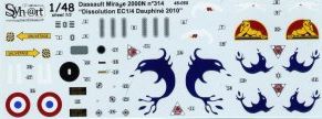 Syhart Decal SY48065 Mirage 2000N EC1/4 2010 1:48