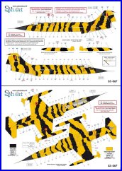 Syhart Decal SY48067 1:48 Lockheed F-104G Starfighter FX-52 Tigermeet 1978 31Sqn
