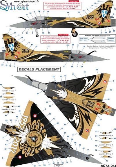 Syhart Decal SY48073 1:48 Last Flight BA103 Cambrai-Epinoy