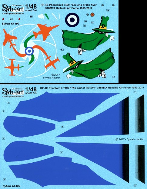 Syhart Decal SY48100 1:48 RF-4E Phantom II End of the Film