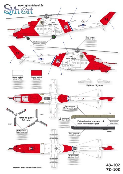 Syhart Decal SY48102 1:48 Mil Mi-24V Hind-E ''U.S