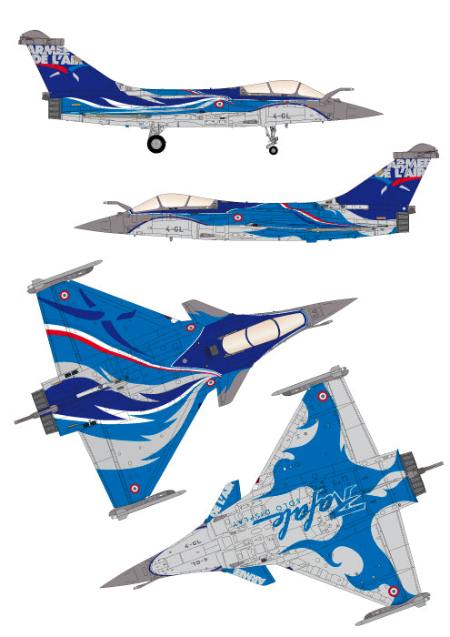Syhart Decal SY48115 1:48 Dassault Rafale C 4-GL "Rafale Solo Display 2017"
