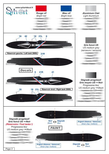 Syhart Decal SY72098 Mirage 2000N 100 Years EC 2/4 1:72