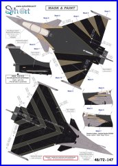 Syhart Decal SY72147 1:72 Dassault Rafale C 4-GO "Rafale Solo Display 2022"