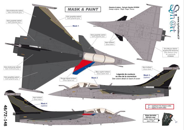 Syhart Decal SY72145 F-16AM Solo Display 2001-04 RNLAF 1:72