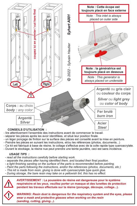 Syhart Decal SYA001-32 1:32 Smokewinder