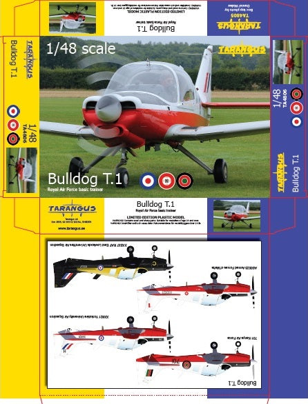 Tarangus TAR48006 1:48 Scottish-Aviation Bulldog T Mk.1 RAF