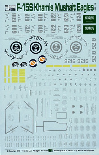 Two Bobs TB32058 F-15S Khanis Mushait Eagles Saudi AF 1:32