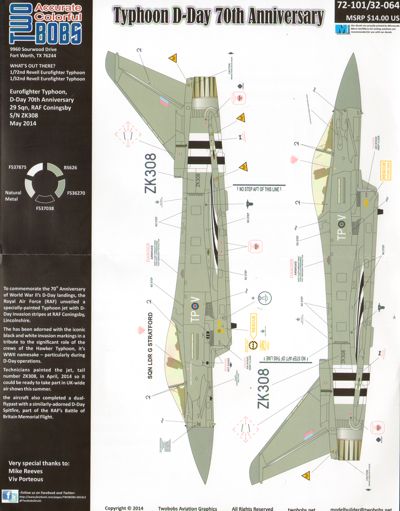 Two Bobs TB32064 Eurofighter EF-2000A Typhoon