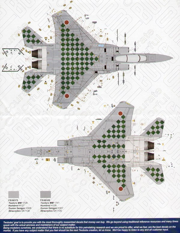 Two Bobs TB48153 F-15DJ Eagle JASDF Aggressor Part 2 1:48