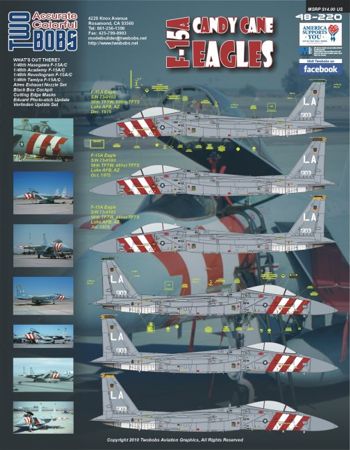 Two Bobs TB48220 1:48 McDonnell F-15A Candy Cane Eagles Pt 1