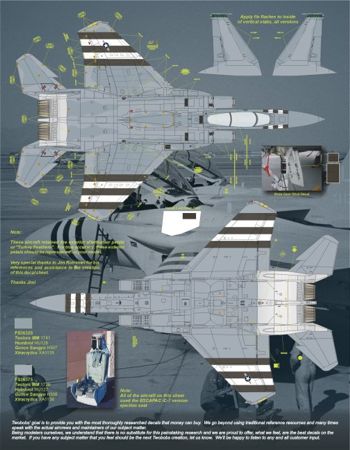 Two Bobs TB48221 1:48 McDonnell F-15B Candy Cane Eagles Part 2