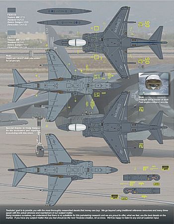 Two Bobs TB48222 1:48 McDonnell-Douglas AV-8B Harrier Yuma Nightmares