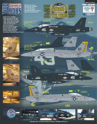 Two Bobs TB48228 1:48 McDonnell-Douglas F/A-18C/E Hornets CoNA