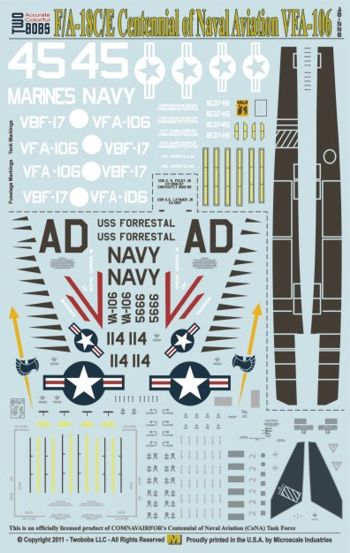 Two Bobs TB48228 1:48 McDonnell-Douglas F/A-18C/E Hornets CoNA