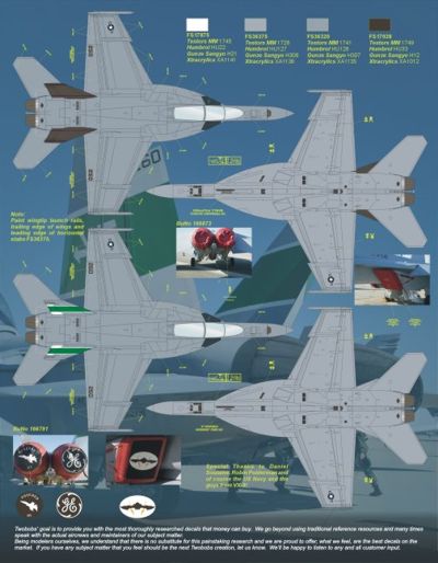 Two Bobs TB48232 1:48 Boeing F/A-18F Super Hornet VX-9 Vampires CoNA