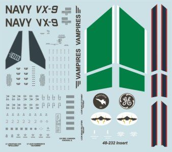 Two Bobs TB48232 1:48 Boeing F/A-18F Super Hornet VX-9 Vampires CoNA