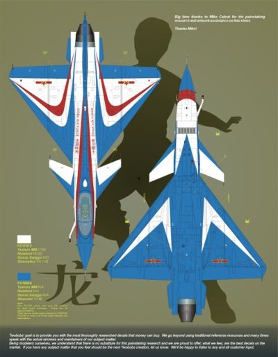 Two Bobs TB48233 1:48 Chengdu J-10AY/SY
