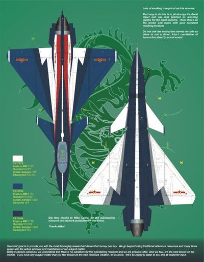 Two Bobs TB48234 1:48 Chengdu J-10AY/SY