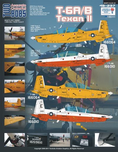 Two Bobs TB48237 1:48 Beechcraft T-6A/Beechcraft T-6B Texan II
