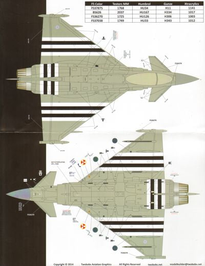 Two Bobs TB48244 1:48 Eurofighter EF-2000A Typhoon