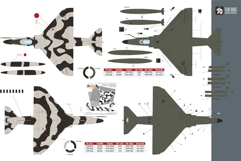 Two Bobs TB48269 1:48 Douglas A-4L/A-4K/TA-4K Skyhawk Draken Air Services