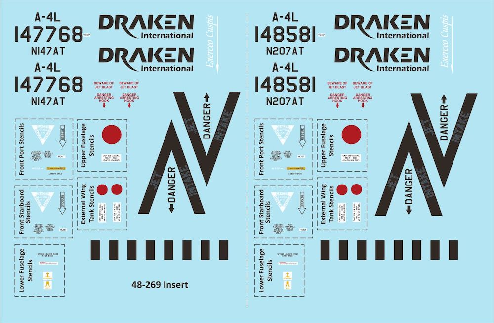 Two Bobs TB48269 1:48 Douglas A-4L/A-4K/TA-4K Skyhawk Draken Air Services