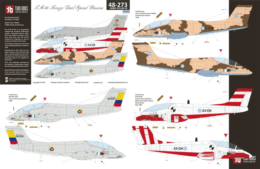 Two Bobs TB48273 1:48 F.M.A