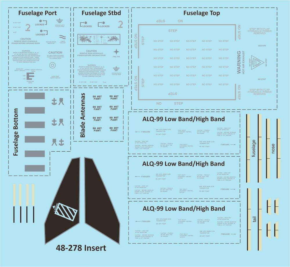 Two Bobs TB48278 1:48 Boeing EA-18G Super Hornet Rooks and Yellow Jackets