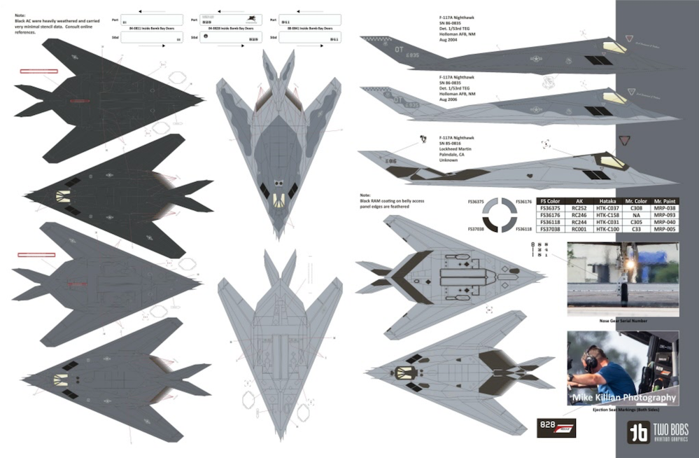 Two Bobs TB48279 1:48 Lockheed F-117A Return from the dead