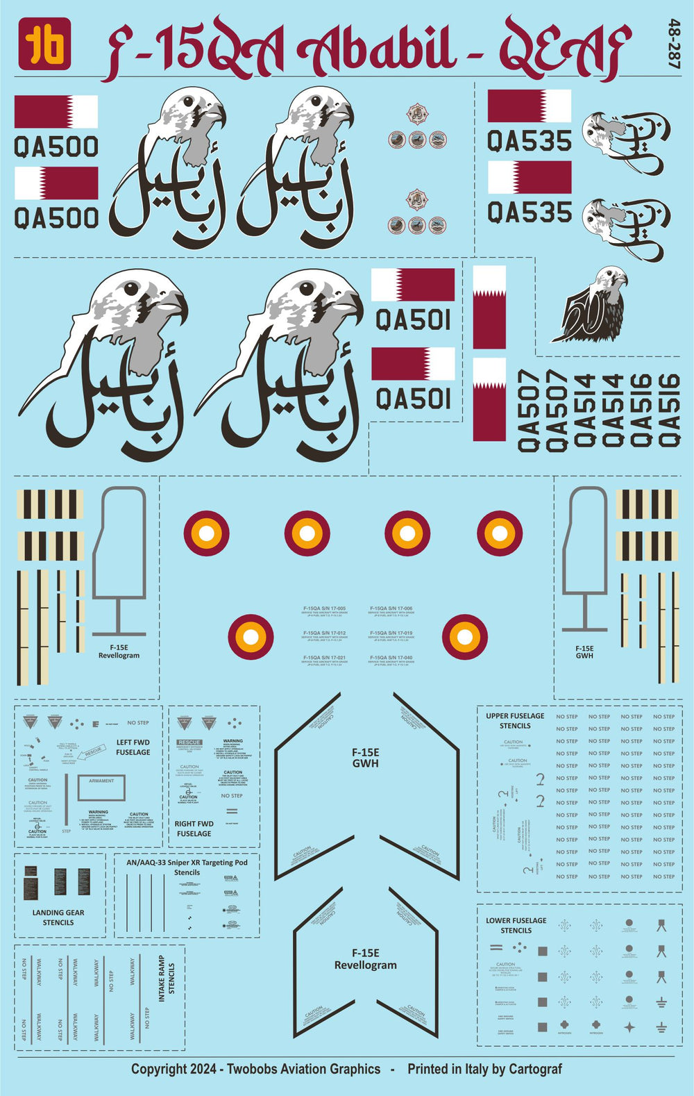 Two Bobs TB48287 1:48 McDonnell F-15QA Eagle Ababil from Qatar