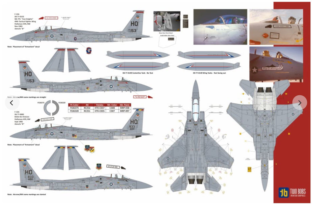 Two Bobs TB48289 1:48 McDonnell F-15A Eagle Fightin' 49ers